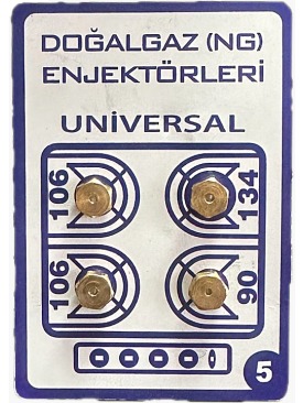 ( 6MM ) DOĞALGAZ ENJEKTÖR PİYASA TAKIM (KÜÇÜK) NO:5
