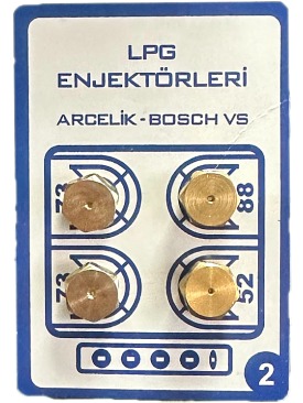 ( 9MM ) LPG ENJEKTÖR FIRIN TAKIM (ARC-BK.) NO:2