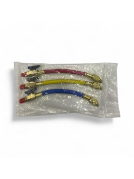 LX-GAZ HORTUM KISA VANALI (3'LÜ SET) (21 CM TOPLAM UZUNLUK) (410-1 ADET) (R22/134/404/407-2 ADET)