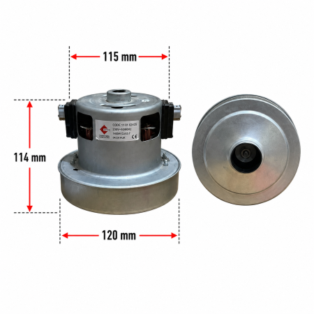 SÜPÜRGE MOTORU (12CM ÇIKINTILI TABAN) (ART47-2)  (1200W)