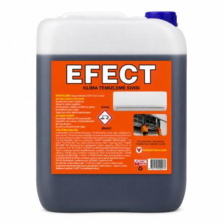 İLAÇ KLİMA VE SERPANTİN TEMİZLEYİCİ  (EFECT) (5 LT)