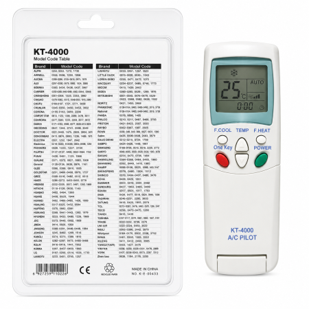 KLİMA KUMANDASI (KT-4000)