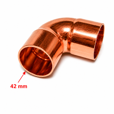 DİRSEK BAKIR 1-5/8 (42 MM.) ( 90 DERECE)