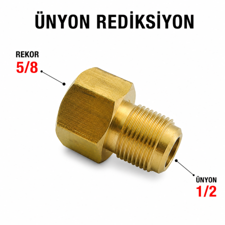 ÜNYON REDİKSİYON (ERKEK 1/2 - DİŞİ 5/8)