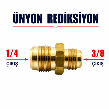 ÜNYON REDİKSİYON (ERKEK 1/4 - ERKEK 3/8)
