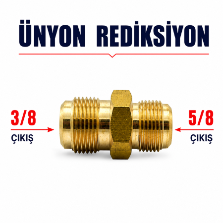 ÜNYON REDİKSİYON (ERKEK 3/8 - ERKEK 5/8)