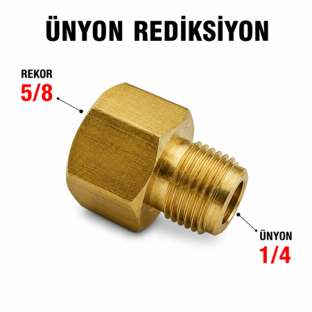 ÜNYON REDİKSİYON (ERKEK 1/4 -DİŞİ 5/8)