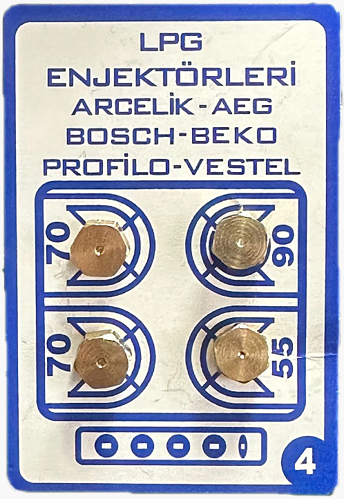 ( 7MM ) LPG ENJEKTÖR FIRIN TAKIM (BSCH-AEG) NO:4