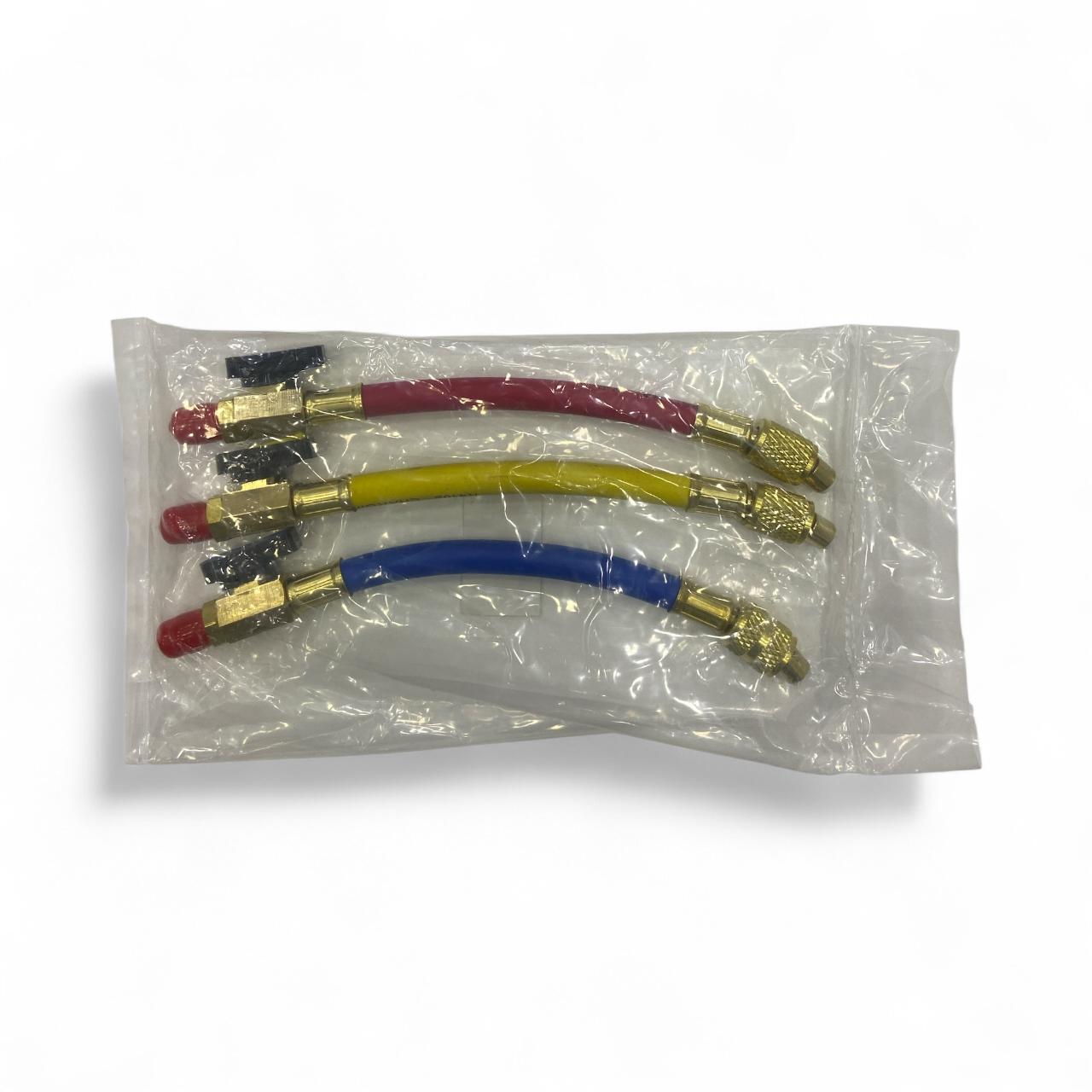 LX-GAZ HORTUM KISA VANALI (3'LÜ SET) (21 CM TOPLAM UZUNLUK) (410-1 ADET) (R22/134/404/407-2 ADET)
