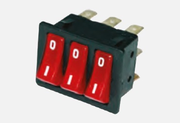 ÜÇLÜ IŞIKLI ANAHTAR 7 AYAKLI (16A) (10 ADET)