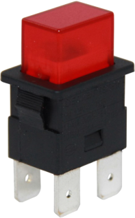 IŞIKLI BUTON ANAHTAR (4 DİK AYAKLI) (16A) (10 ADET)