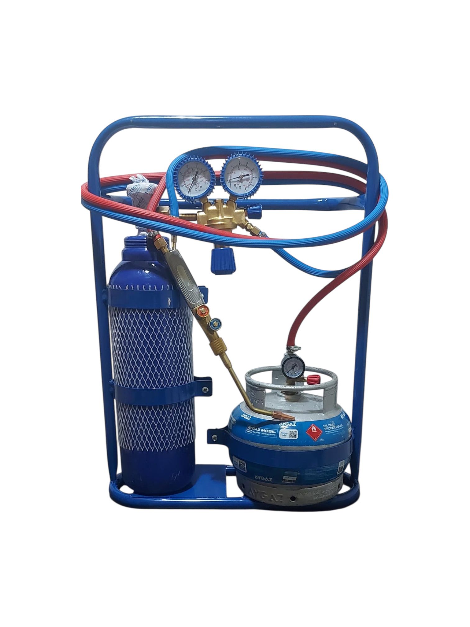 6 LT OKSİJEN KAYNAK SETİ LPG TÜPLÜ