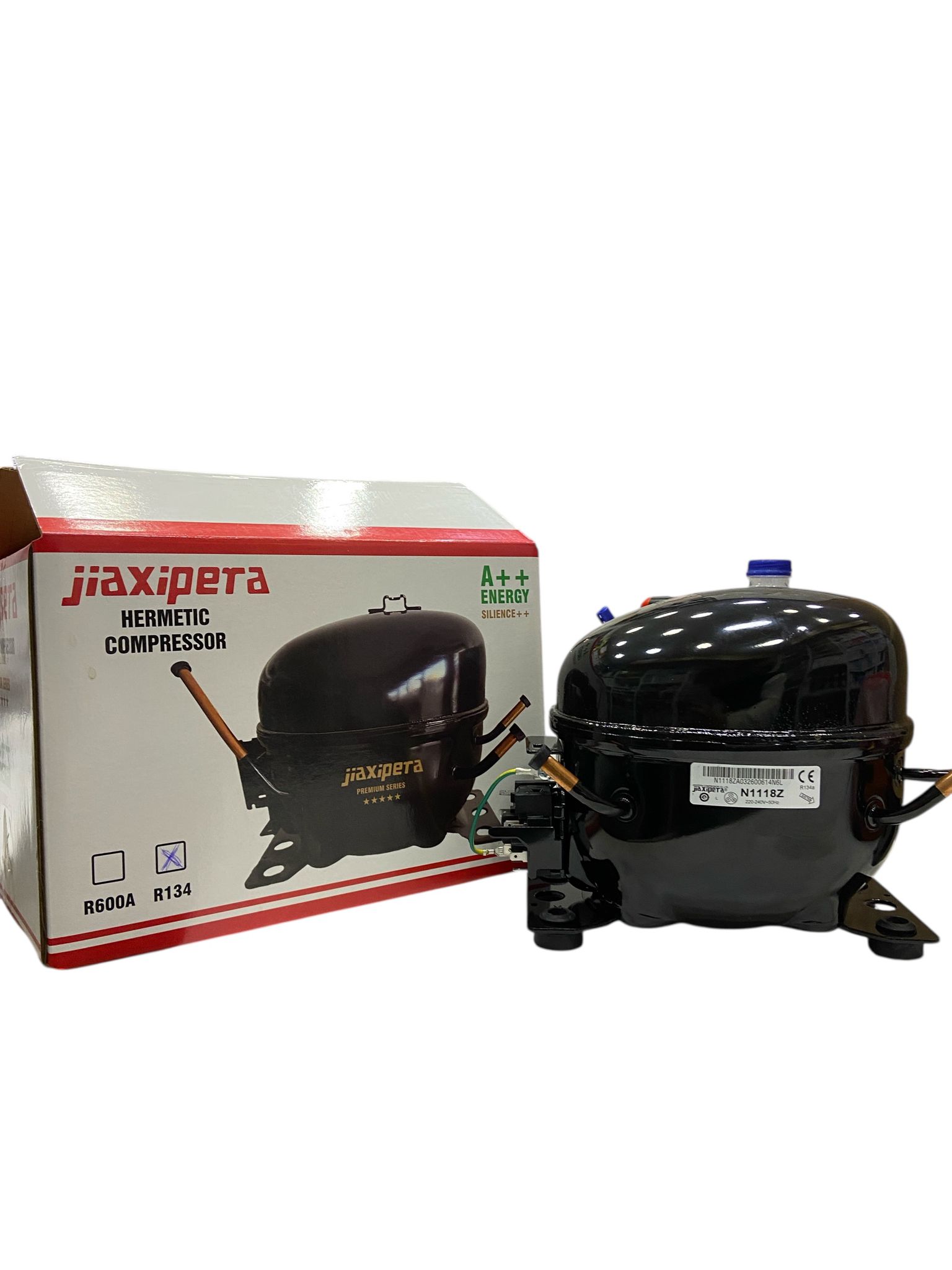 KOMPRESSÖR JİAXİPERA (N 1118 Z R-134) (1/4 + 216 W - 186 K.CAL) (GARANTİLİ) JİAXİPERA