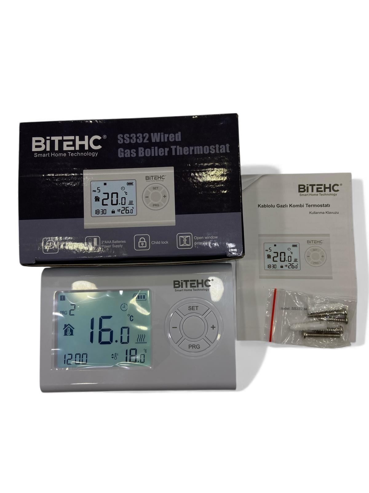 KOMBİ ODA TERMOSTATI KABLOLU PROGRAMLANABİLİR