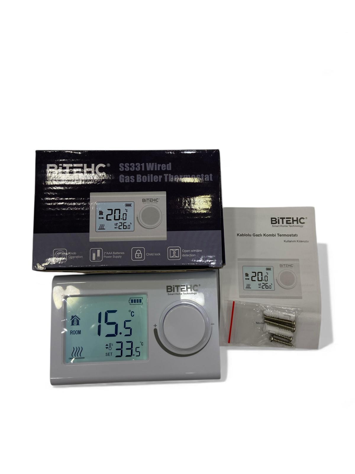  KOMBİ ODA TERMOSTATI KABLOLU